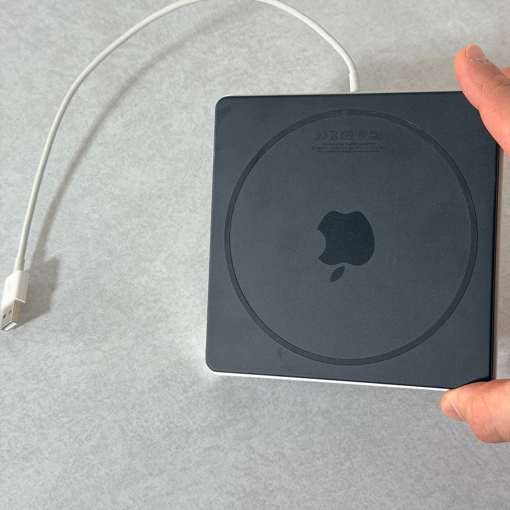 Apple USB SuperDrive External CD DVD Reader Writer Silver Model A1379 MD564LL/A